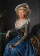 Elisabeth LouiseVigee Lebrun Portrait of Maria Teresa of Naples and Sicily Sweden oil painting artist